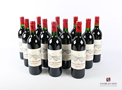 12 bottles Château SAINT GEORGES St Georges...