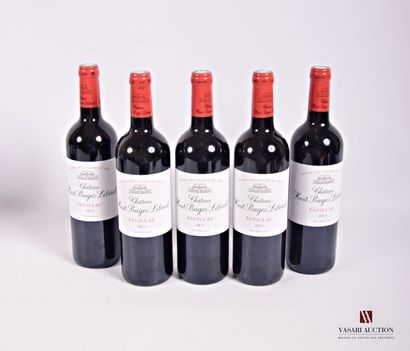 5 Bouteilles	Châtetau HAUT BAGES LIBÉRAL	Pauillac...