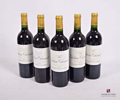 5 Bouteilles	Château CHARMANT	Haut Médoc...