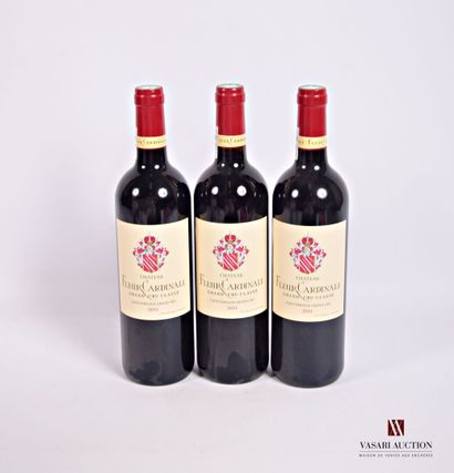 3 Bottles Château FLEUR CARDINALE St Emilion...