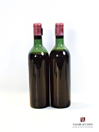 2 bottles Château PALMER Margaux GCC 1964

	Without...