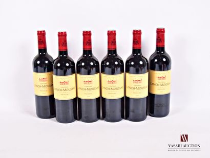 6 Bouteilles	Château LYNCH MOUSSAS	Pauillac...