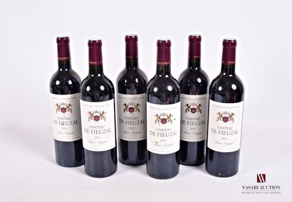6 Bouteilles	Château de FIEUZAL	Graves GCC	2011

	Et....