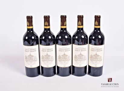 5 Bouteilles	Château LES CARMES HAUT BRION	Graves	2012

	Présentation...