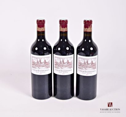 3 Bottles Château COS D'ESTOURNEL St Estèphe...