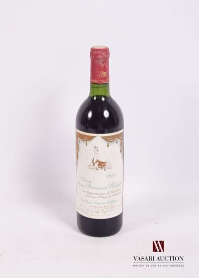 1 bouteille	Château MOUTON BARONNE PHILIPPE	Pauillac...