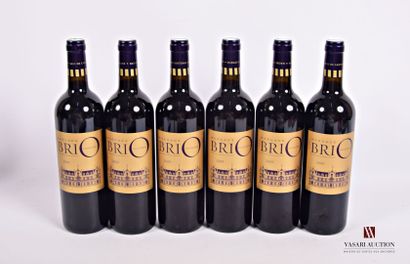 6 Bottles BRIO de CANTENAC BROWN Margaux...