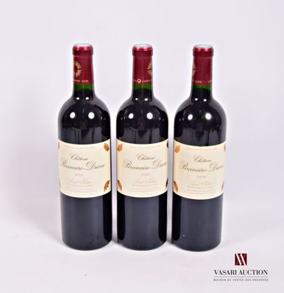3 Bouteilles	Château BRANAIRE DUCRU	St Julien...