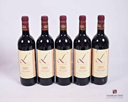 5 Bottles L of LA LOUVIÈRE Pessac Léognan...
