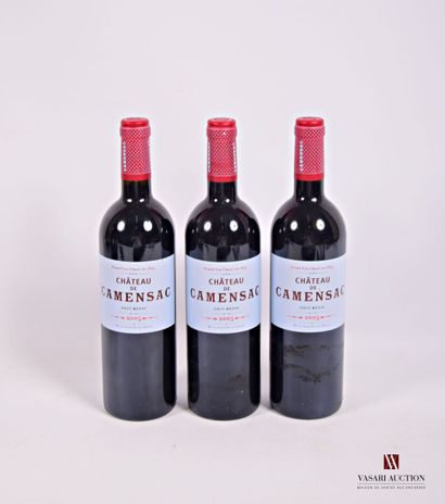 3 Bottles Château de CAMENSAC Haut Médoc...