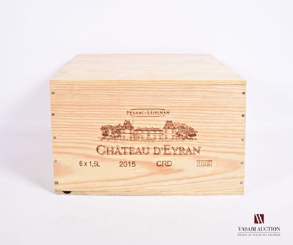 6 Magnums	Château d'EYRAN	Pessac Léognan	2015

	CBO...