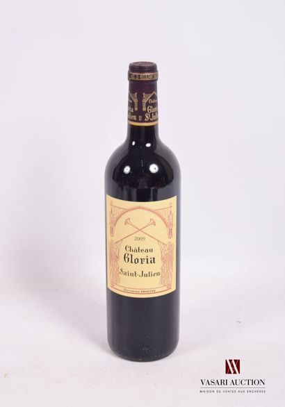 1 Bouteille	Château GLORIA	St Julien	2009

	Présentation...