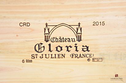 6 Bouteilles	Château GLORIA	St Julien GCC	2015

	CBO...