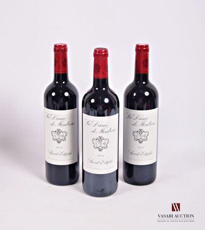 3 Bottles LA DAME DE MONTROSE St Estèphe

	2...