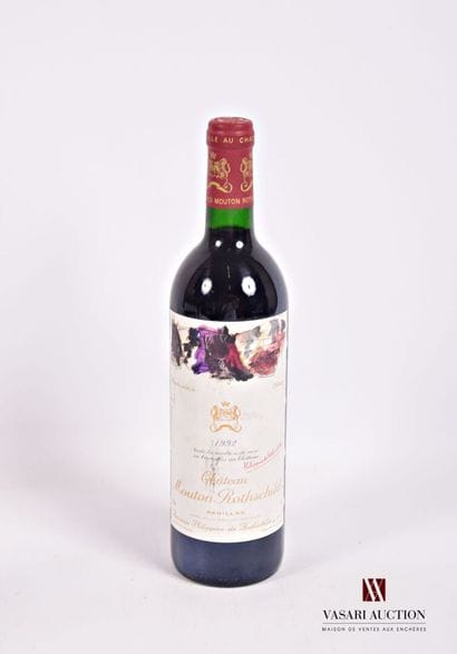 1 Bouteille	Château MOUTON ROTHSCHILD	Pauillac...