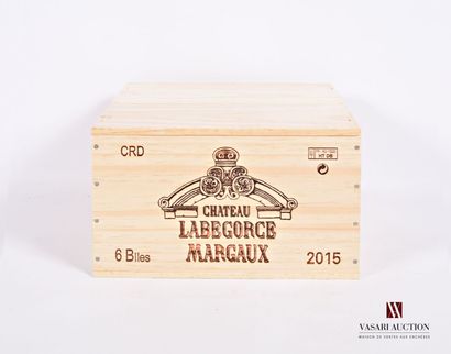 6 Bottles Château LABÉGORCE Margaux 2015

	CBO...