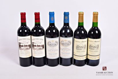Lot of 6 bottles including :

2 Bottles Château...