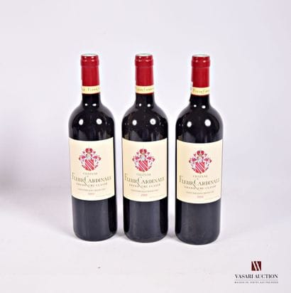 3 Bottles Château FLEUR CARDINALE St Emilion...