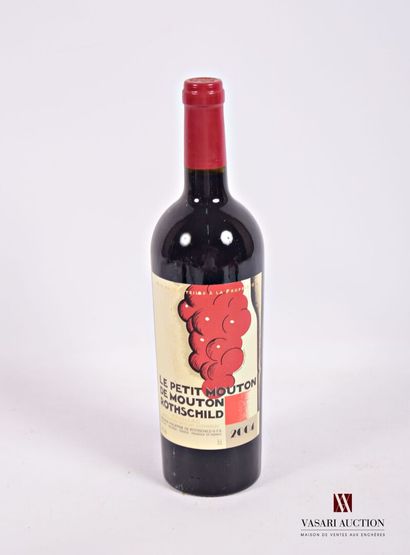 1 bouteille	LE PETIT MOUTON 	Pauillac	2004

	Présentation...