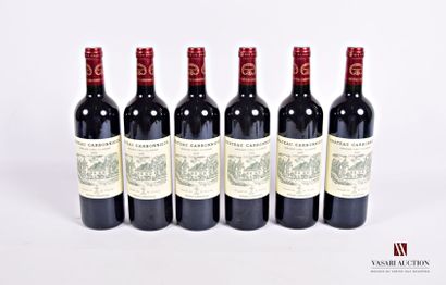 6 Bouteilles	Château CARBONNIEUX	Graves GCC	2006

	Et.:...