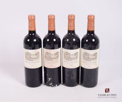 4 Bottles Château SAINT PIERRE St Julien...