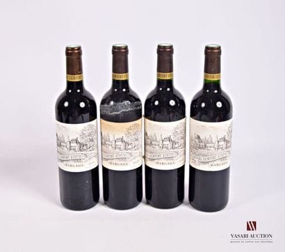 4 Bouteilles	Château DURFORT VIVENS	margaux...