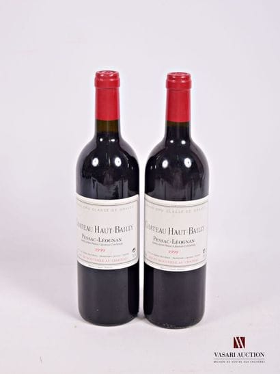 2 Bottles Château HAUT BAILLY Graves GCC...