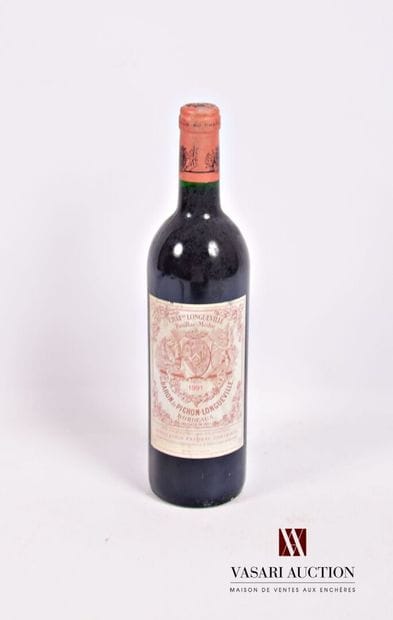 1 Bouteille	Château PICHON LONGUEVILLE	Pauillac...