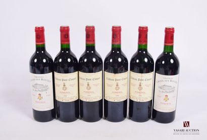 Lot de 6 blles comprenant :		

2 Bouteilles	Château...