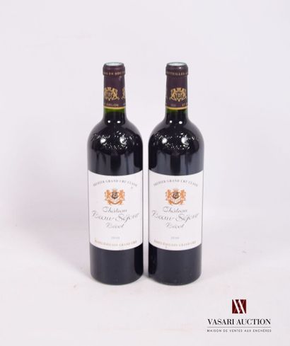 2 Bottles Château BEAU-SÉJOUR BÉCOT St Emilion...
