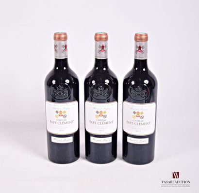 3 Bouteilles	Château PAPE CLÉMENT	Graves...