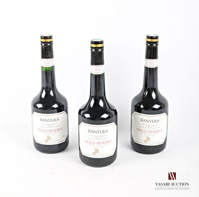 3 bouteilles	VDN BANYULS 1/2 doux Vieille...
