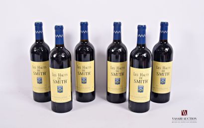 6 Bouteilles	LES HAUTS DE SMITH	Pessac Léogna	2002

	Et....