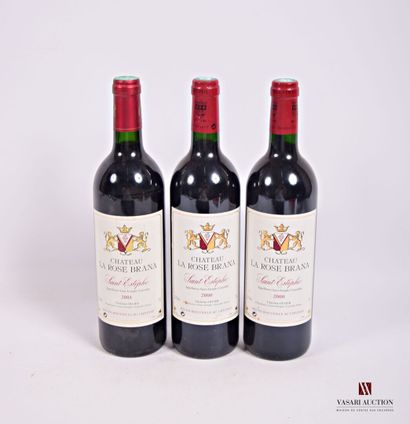 3 Bottles Château LA ROSE BRANA St Estèphe

	1...
