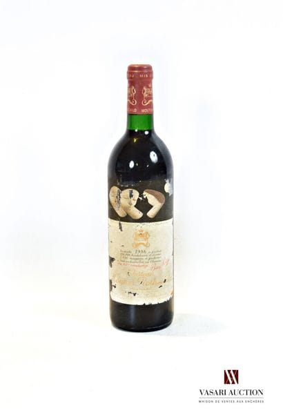 1 bouteille	Château MOUTON ROTHSCHILD	Pauillac...
