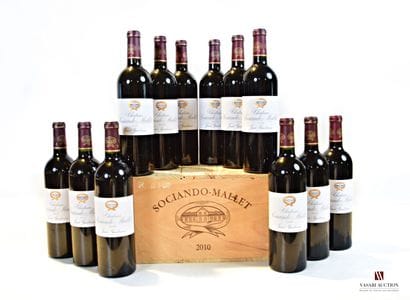 12 bouteilles	Château SOCIANDO MALLET	Haut...