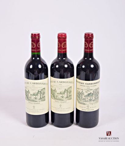 3 Bouteilles	Château CARBONNIEUX	Graves GCC	

	1...