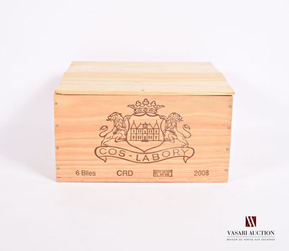 6 Bottles Château COS LABORY St Estèphe GCC...