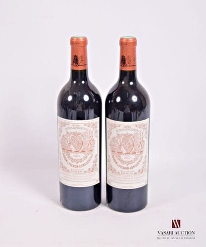 2 Bouteilles	Château PICHON LONGUEVILLE	Pauillac...