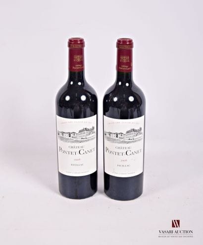 2 Bouteilles	Château PONTET CANET	Pauillac...