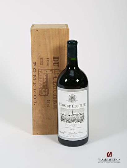 1 double magum	CLOS DU CLOCHER	Pomerol	2014

(3...