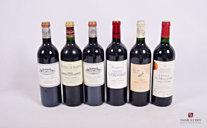 Lot de 6 blles comprenant :		

2 Bouteilles...