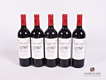 5 Bouteilles	Château PONTOISE CABARRUS	Haut...