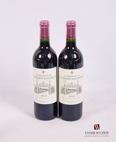 2 Bouteilles	LA CHAPELLE de LA MISSION Ht...