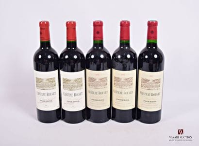 5 Bottles Château ROUGET Pomerol

	1 bottle...