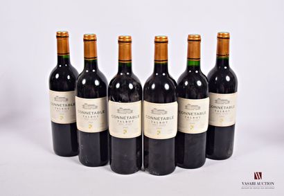 6 Bouteilles	CONNÉTABLE DE TALBOT	St Julien	2000

	Et.:...