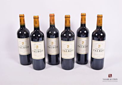 6 Bouteilles	Château TALBOT	St Julien GCC	2005

	Et.:...
