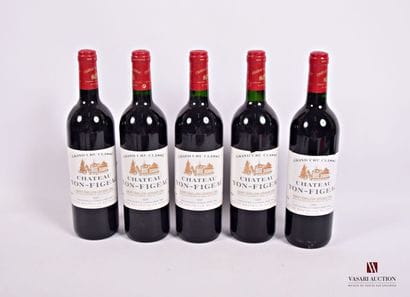 5 Bottles Château YON FIGEAC St Emilion GCC...