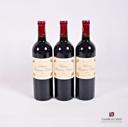3 Bouteilles	Château BRANAIRE DUCRU	St Julien...
