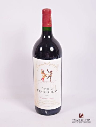 1 Magnum	Château CLERC MILON	Pauillac GCC	1997

	Et....